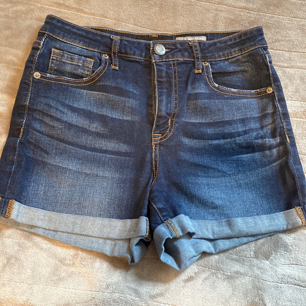 Aeropostale High Wasted MIDI Jean Shorts